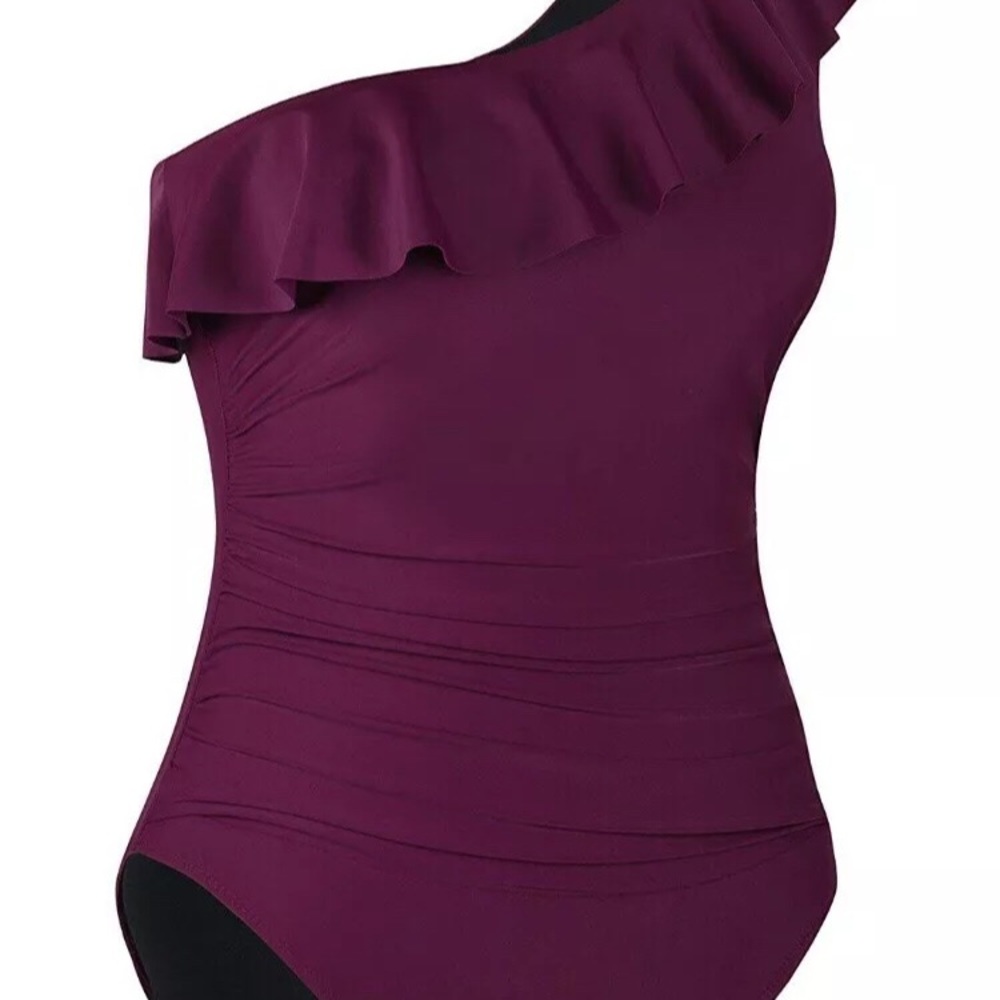 Burgundy Swimsuit Large